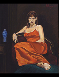 Dr. Sarah Relyea 2003 oil on canvas